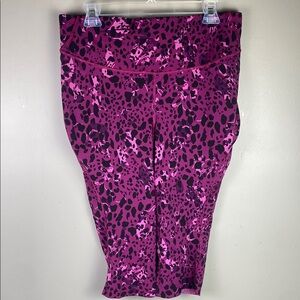 Lululemon Base Pace 17” pink crop 14